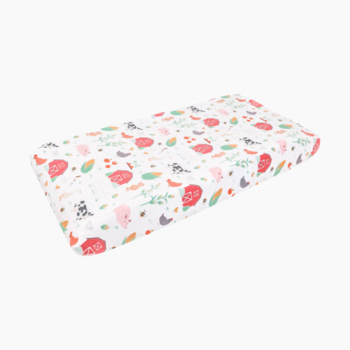 Copper Pearl Printed Premium Knit Diaper Changing Pad Cover - Farmstead