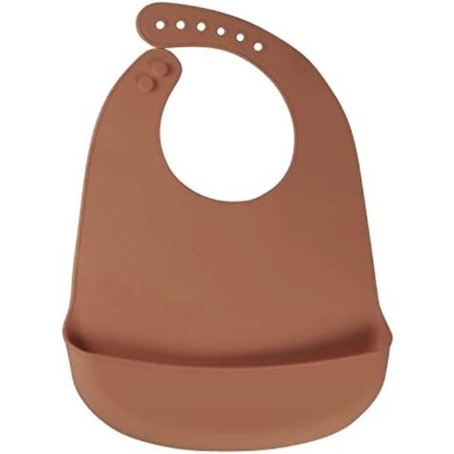 Silicone Bibs For Babies- BPA-Free Waterproof Bib With Pocket- Dishwasher Safe Feeding Bib With Food Catcher