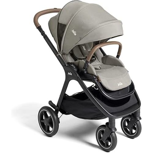 Joie, Kava 3-in-1 Stroller - Versatile, All-Wheel Suspension, Reversible Seat, Travel System Compatible and Detachable Crossbody Bag (Dove)