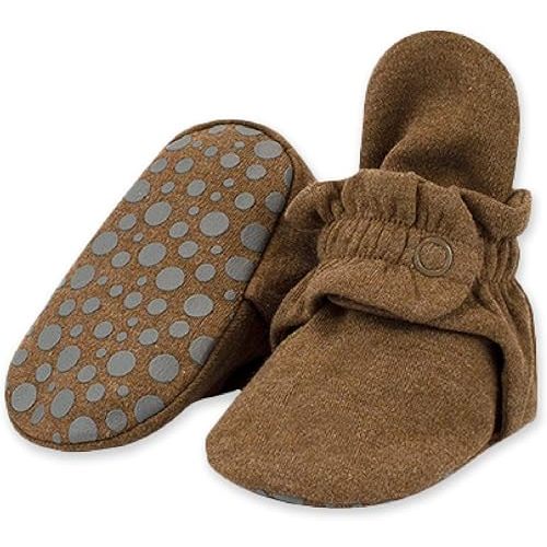 Zutano Unisex Organic Cotton Baby Booties With Gripper Soles