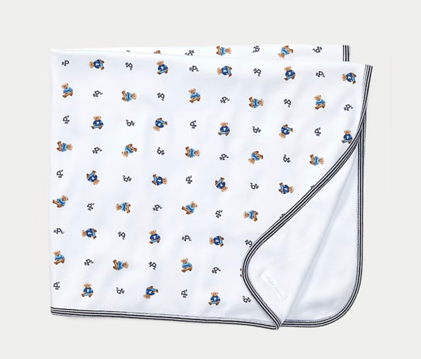 Polo Bear Cotton Blanket