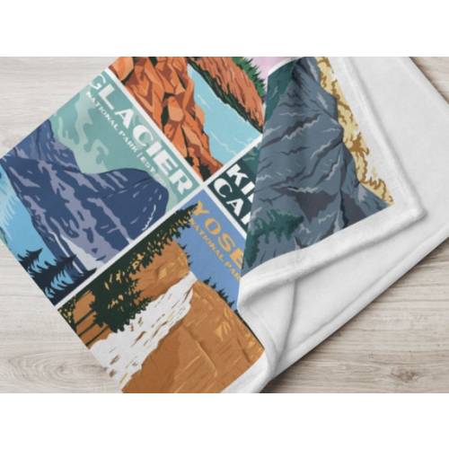 National Park Baby Swaddle Blanket Great Outdoors Baby - Etsy