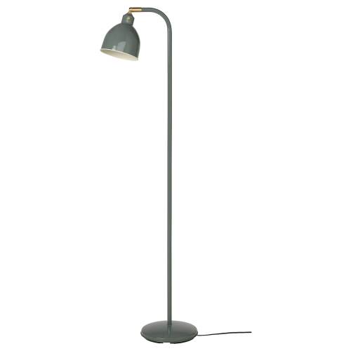 RÖDFLIK Floor/reading lamp - gray-green