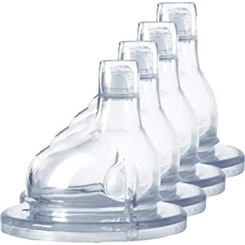 Pura Kiki XL Sipper Spouts Bundle of 4-100% Medical-Grade Silicone, Anti-Colic, NonPlastic Suitable for Babies, Kids, Toddlers, Preschoolers
