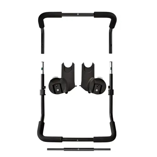 Baby Jogger Chicco/Peg Perego Car Seat Adapter for City Select and City Select LUX Strollers Black