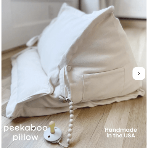 Peekaboo Pillow™ Official Site - Organic Infant Lap Pillow