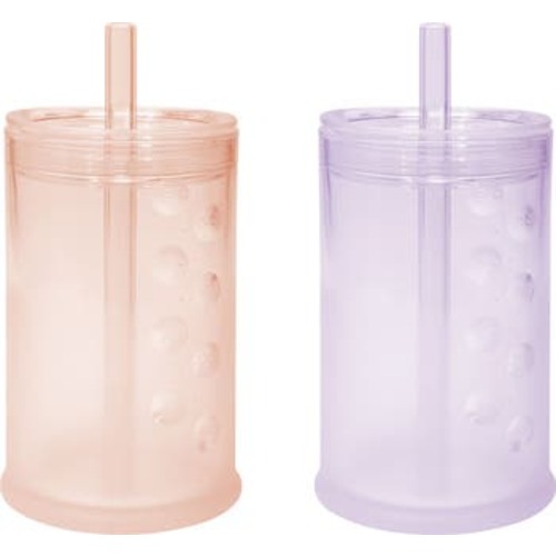 2-Pack 9-Ounce Easy Sipping Straw Cups