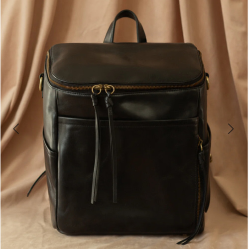 Luxe Leather Diaper Bag