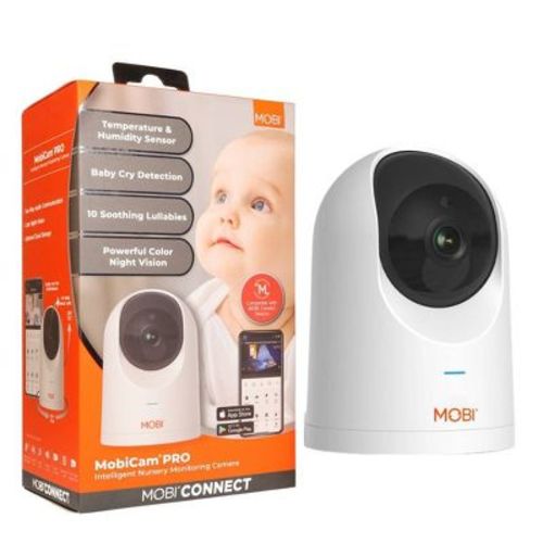 MOBI MobiCam PRO Smart Wi-Fi Pan & Tilt Camera with HD Video, Motion Tracking & 2-Way Audio
