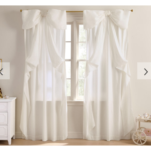 LoveShackFancy Oversized Bow Curtain