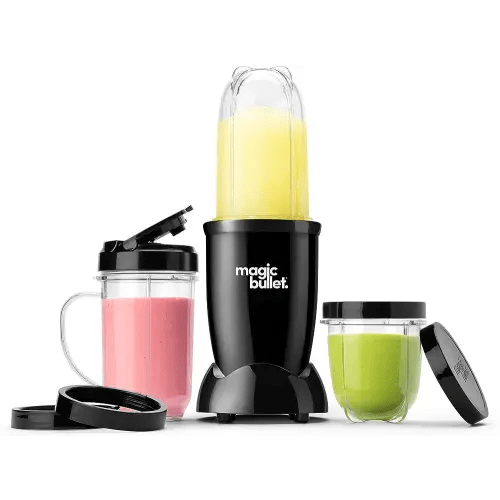 magic bullet Blender, Small, Black, 11 Piece Set