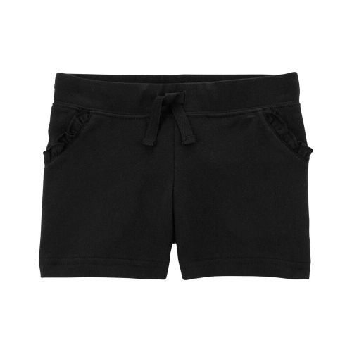 Baby Pull-On French Terry Shorts - 18M - Black