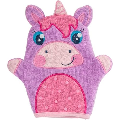 Stephen Joseph, Kids Bath Mitts, Unicorn