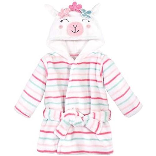 Hudson Baby Unisex Baby Plush Animal Face Bathrobe