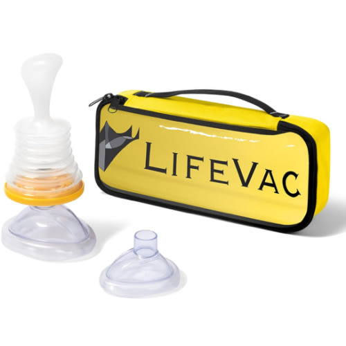 LifeVac Home Kit - Portable Suction Rescue Device, First Aid Kit for Kids and Adults, Portable Airway Suction Device for Children and Adults