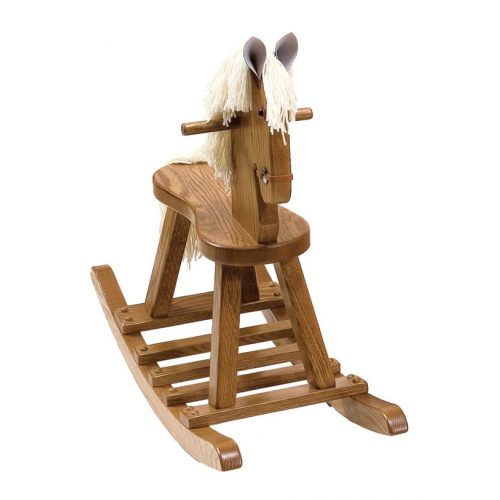 Up to 33% Off Flat Seat Rocking Horse | Solid Wood Amish Furniture