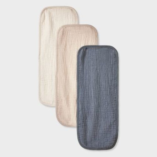 Baby 3pk Muslin Burp Cloth - Cloud Island™