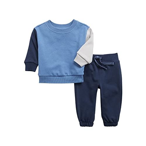 GAP Unisex Baby Fleece Colorblock Outfit Set