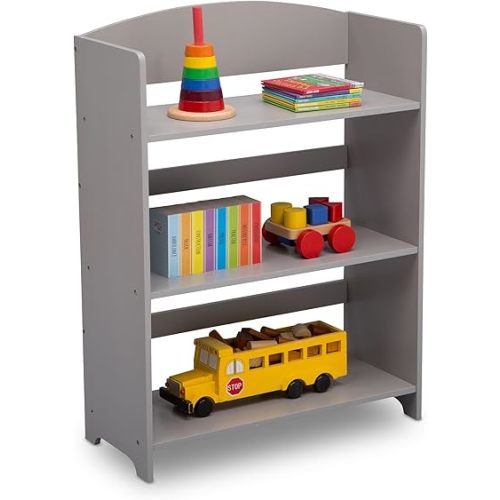 Delta Children MySize Bookshelf - Greenguard Gold Certified, Grey