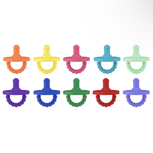 Cutie PAT Round (0-6m) Pacifier Value 10 Packs (10 Pack Poppin)