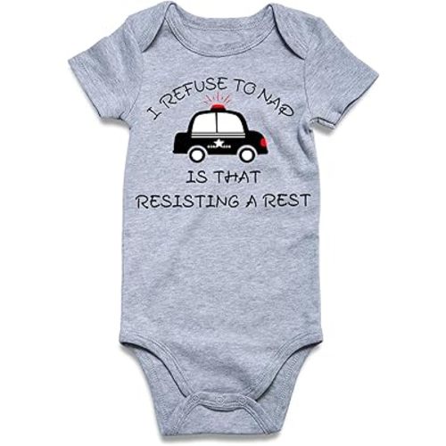 Loveternal Neutral Baby Girls Boys Cotton Romper Cute Saying Newborn Clothes 0-12 Months…
