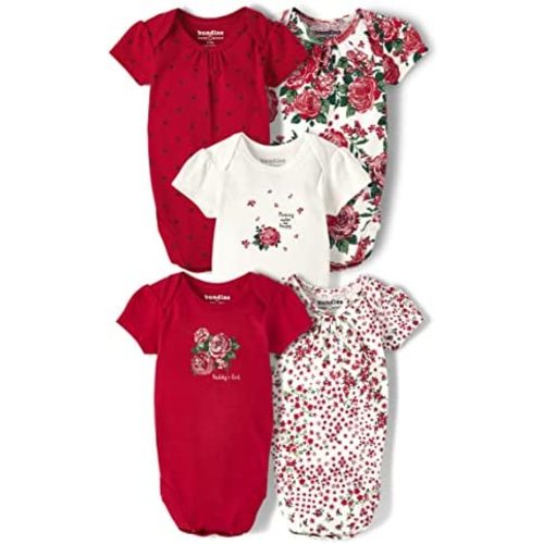 The Children's Place baby-boys And Newborn Short Sleeve Bodysuits, Multipacks