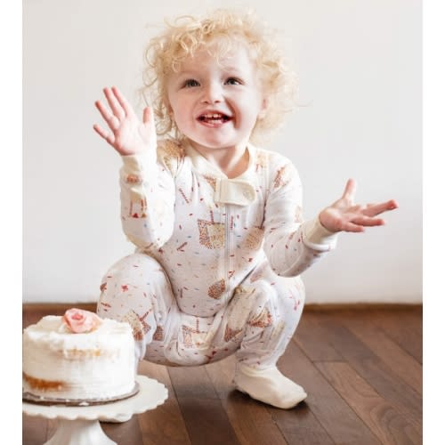 Birthday Cake Organic Cotton Snug Fit Pajamas