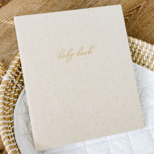 First Year Baby Memory Book - Sand