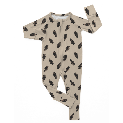 Bold Lightning Bolt | Bamboo Romper
