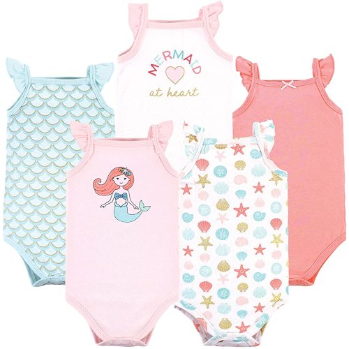 Hudson Baby Unisex Baby Cotton Sleeveless Bodysuits