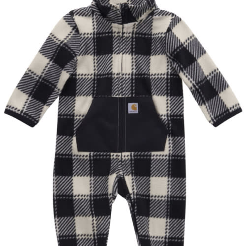 Carhartt Infant Boys' Plaid Print Long Sleeve Onesie