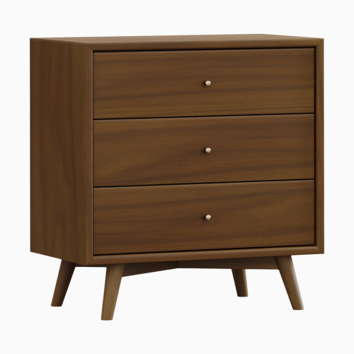babyletto Palma 3-Drawer Assembled Dresser - Natural Walnut