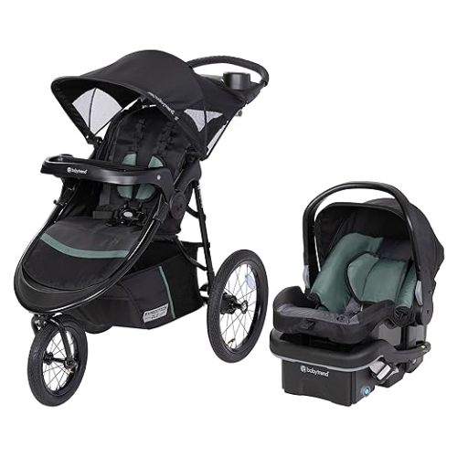 Baby Trend Expedition® DLX Jogger Travel System with EZ-Lift™ Plus Infant Car Seat, Dash Sage