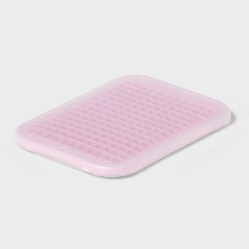 Silicone Crushed Ice Tray with Lid Pink - Room Essentials™