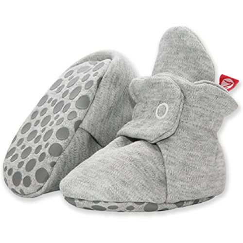 Zutano Unisex Organic Cotton Baby Booties With Gripper Soles