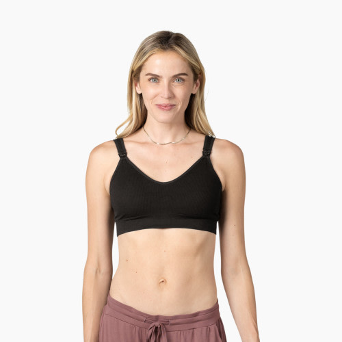 Kindred Bravely Mia Maternity & Nursing Lounge Bra - Black, Large