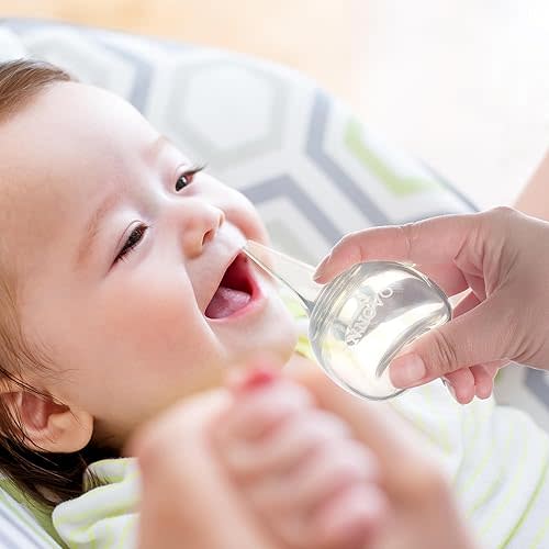 Innovo Hospital Grade Silicone Twister Bulb Baby Ear Syringe and Nasal Aspirator, Sucks Snot and Mucus, Nasal Bulb Ear Syringe, Cleanable and Reusable Clear White
