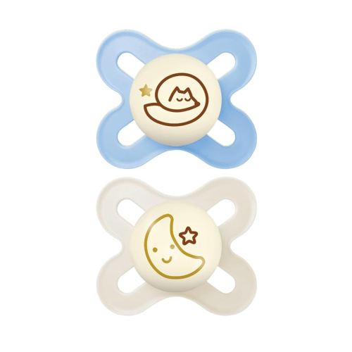 MAM Original Start Night Baby Pacifiers, Binky for 0-3 Months