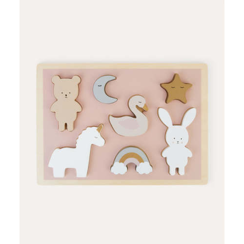 Wooden Puzzle Unicorn - Multi