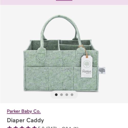 Nursery Storage & Organization | Diaper Caddy | Parker Baby Co.