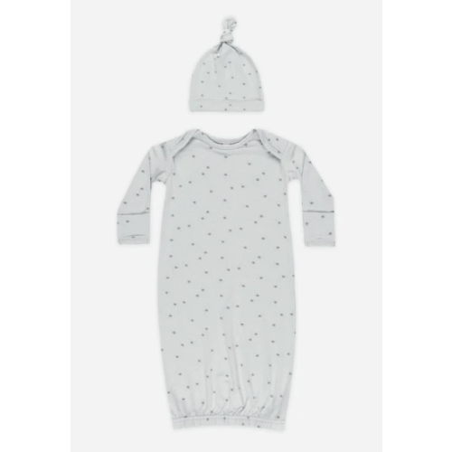 Bamboo Baby Gown + Hat Set || Twinkle – Quincy Mae