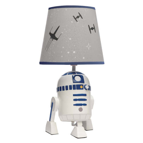 Star Wars Classic Hand Painted R2-D2 Lamp with Shade & Bulb – Lambs & Ivy