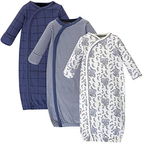 Touched by Nature Baby Girls' Organic Cotton Kimono Gowns