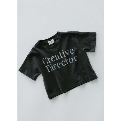Graphic Tee- Creative Director- Charcoal – Fostered Collection