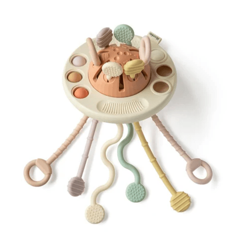Moonkie Silicone UFO Pulling Toy