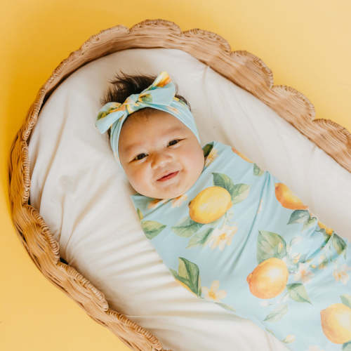 Knit Swaddle Blanket - Melody