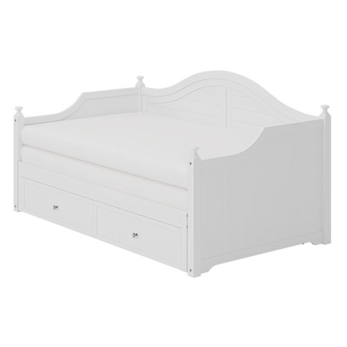 Harper&Bright Designs Convertible Daybed With Storage Drawers | Wayfair