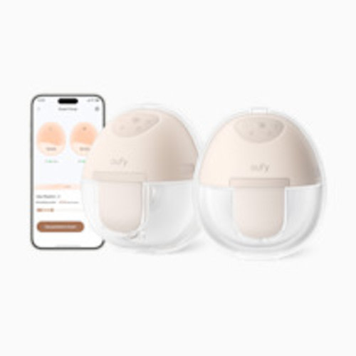 eufy Security Wearable Breast Pump E10, Hands-Free Electric Breast Pump with App Control, Personalized Smart Rhythm, Hospital Grade Suction for More Milk, Portable, Leak-Proof & Ultra-Quiet