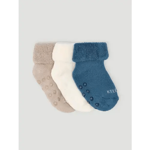 Baby Boys 3 Pack Towelling Socks – Keedo