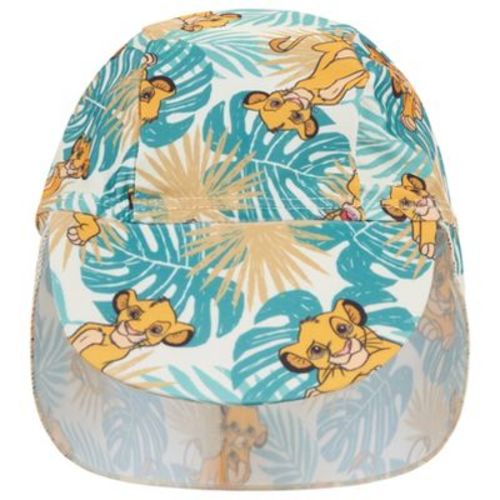 Disney Lion King Simba Newborn Baby Boys Upf 50+ Sunsuit And Swim Hat Swimwear Set Yellow / Green Simba 3-6 Months